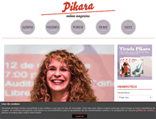 Tablet Screenshot of pikaramagazine.com